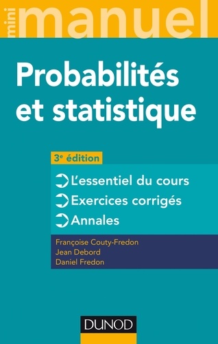 Mini manuel de probabilités et statistique - Cours + QCM